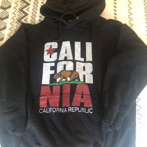 California Black Hoodie